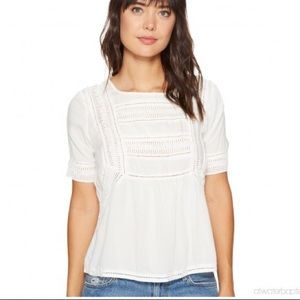 Amuse Society boxy crochet top